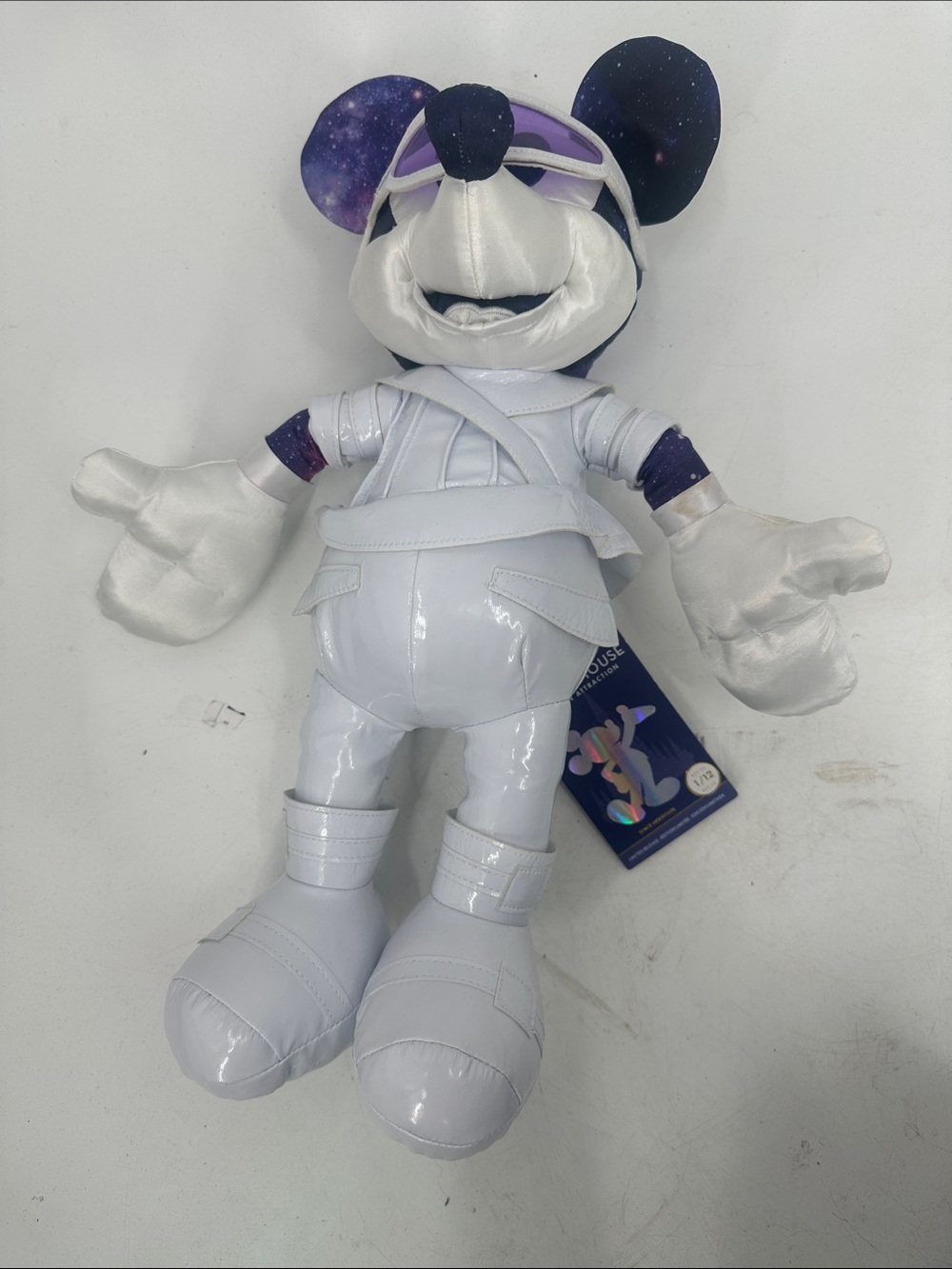 Disney Galaxy Mickey Plush Toy - White and Purple